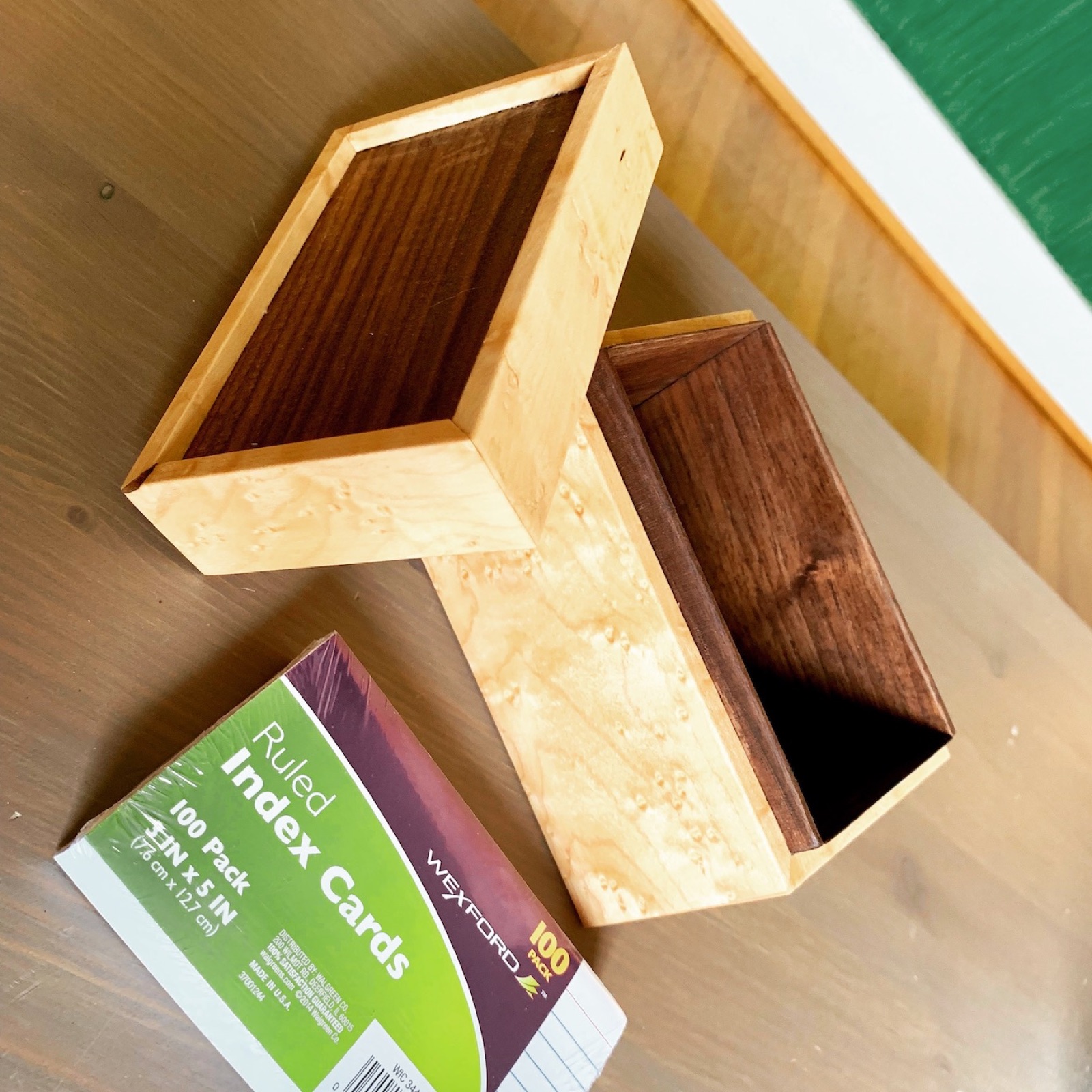 Recipe index box